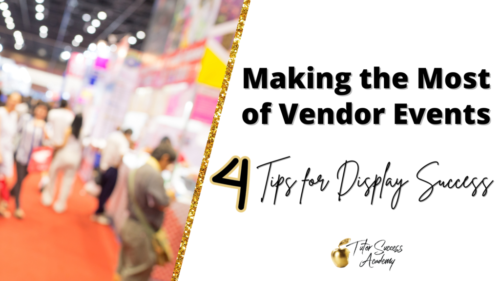 This is the featured image for a blog post about making the most of vendor events. 