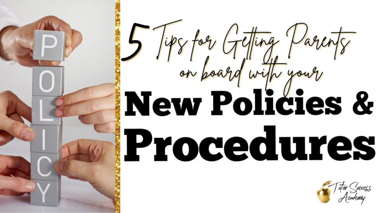 Featured image for a blog post about new policies and procedures